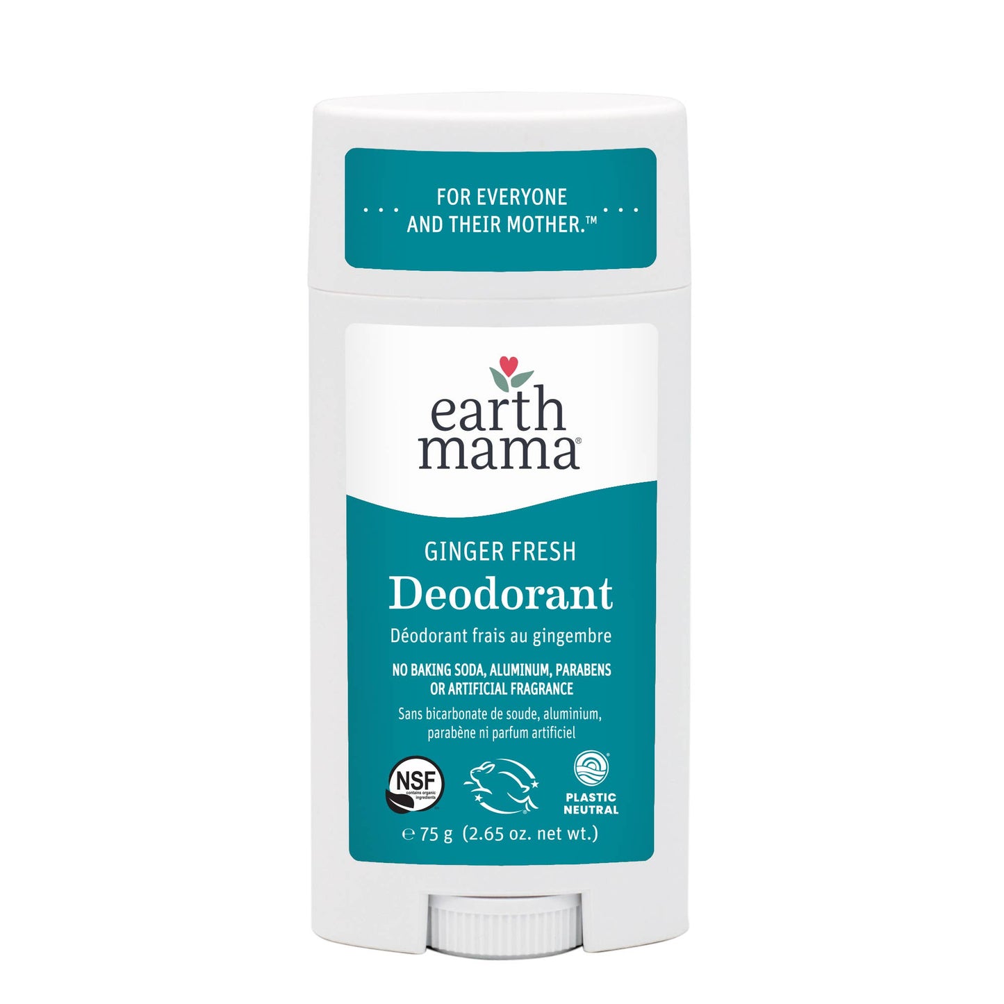 Earth Mama Organics Ginger Fresh Deodorant - Mama + Fawn Co.-