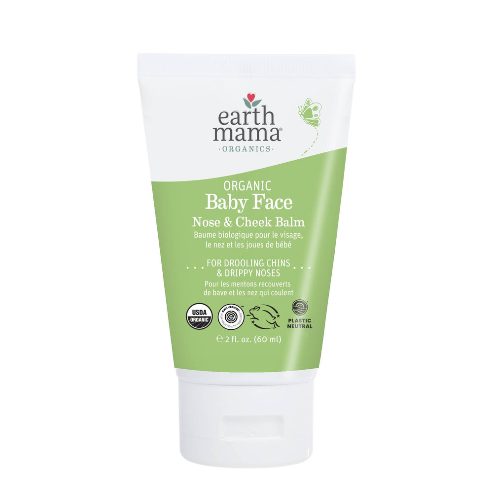 Earth Mama Organics Organic Baby Face Nose & Cheek Balm - Mama + Fawn Co.-