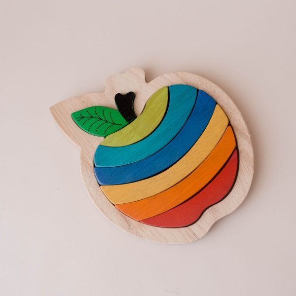Qtoys Delicious Apple Puzzle - Mama + Fawn Co.-